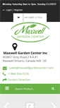 Mobile Screenshot of maxwellgardencenter.com